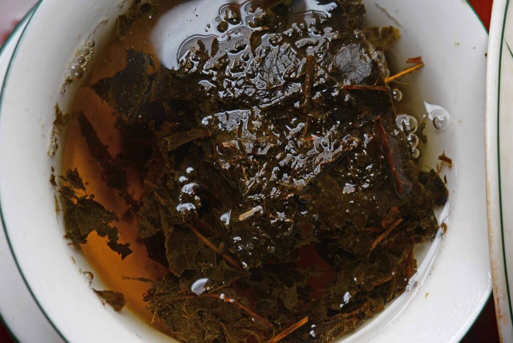 goishicha posztfermentált japán hei cha sötét tea