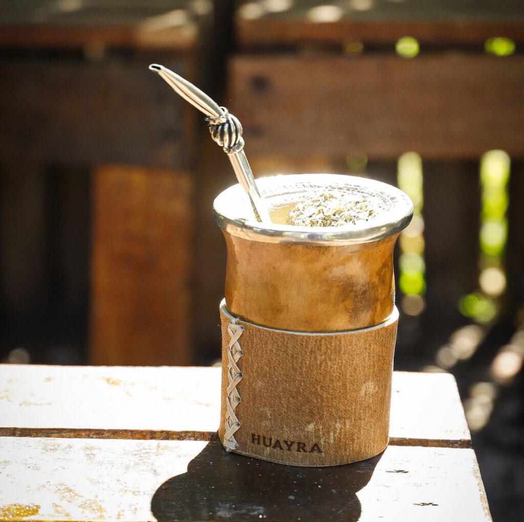 Huayra Folk Mate Gourd Chiselled Alpaca