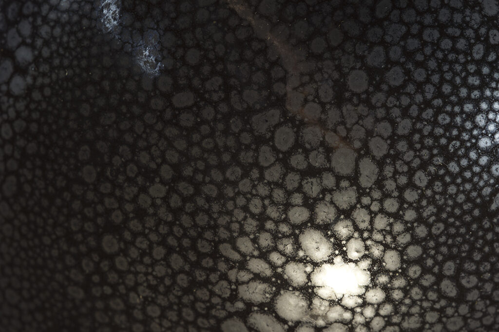 Igazi yuteki tenmoku chawan matcha csésze