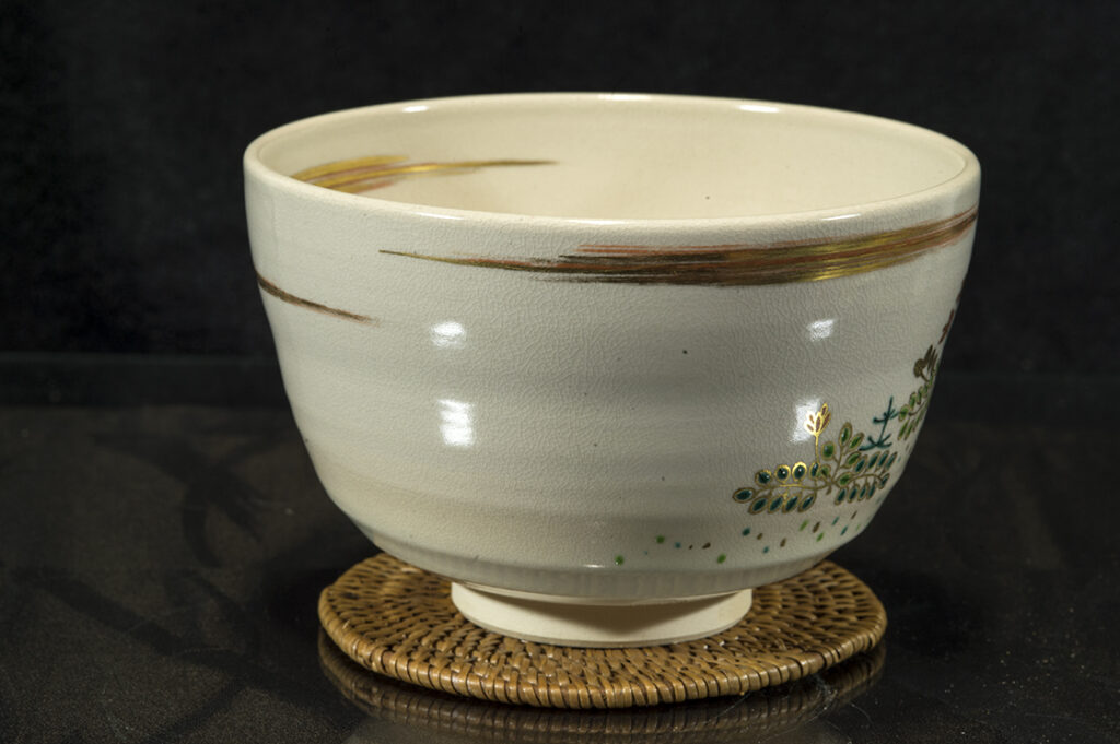 Kézzel festett Kyomizu matcha teáscsésze