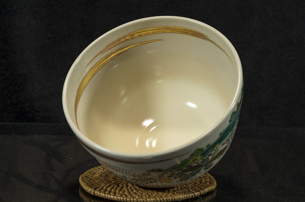 Kézzel festett Kyomizu matcha teáscsésze