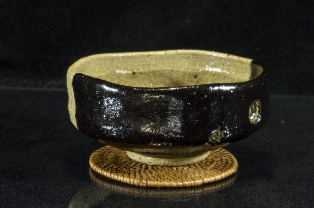 Kakiwake raku chawan japán matcha teáscsésze