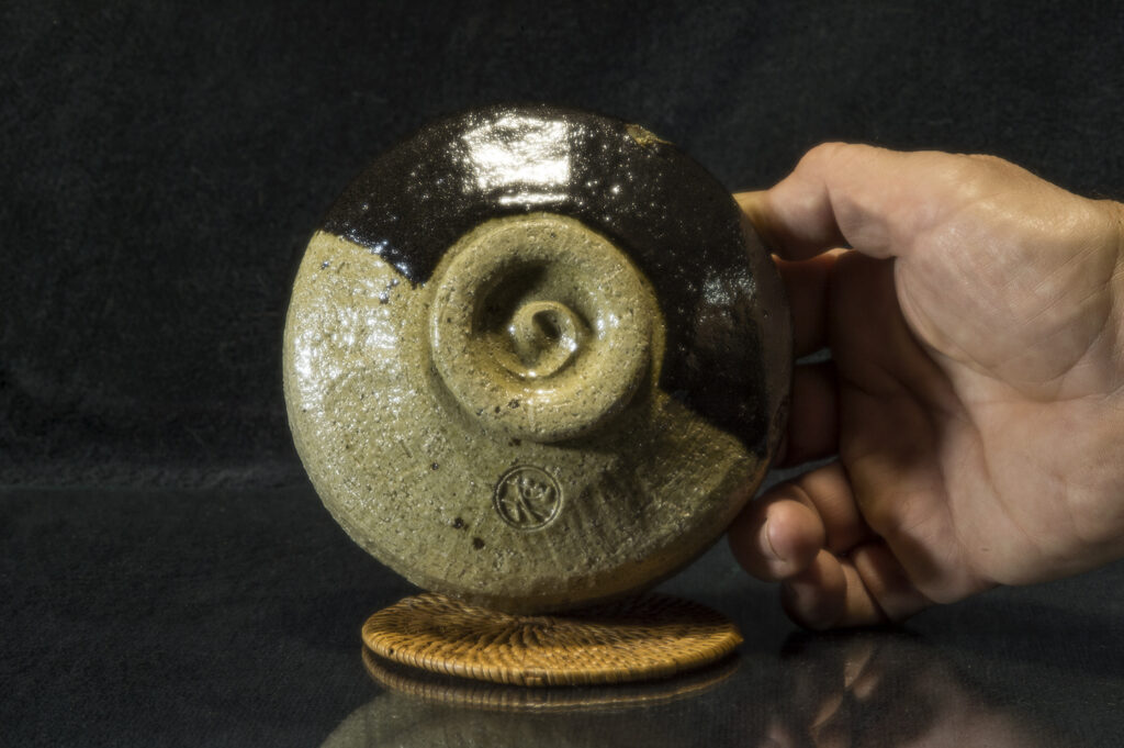 Kakiwake raku chawan japán matcha teáscsésze