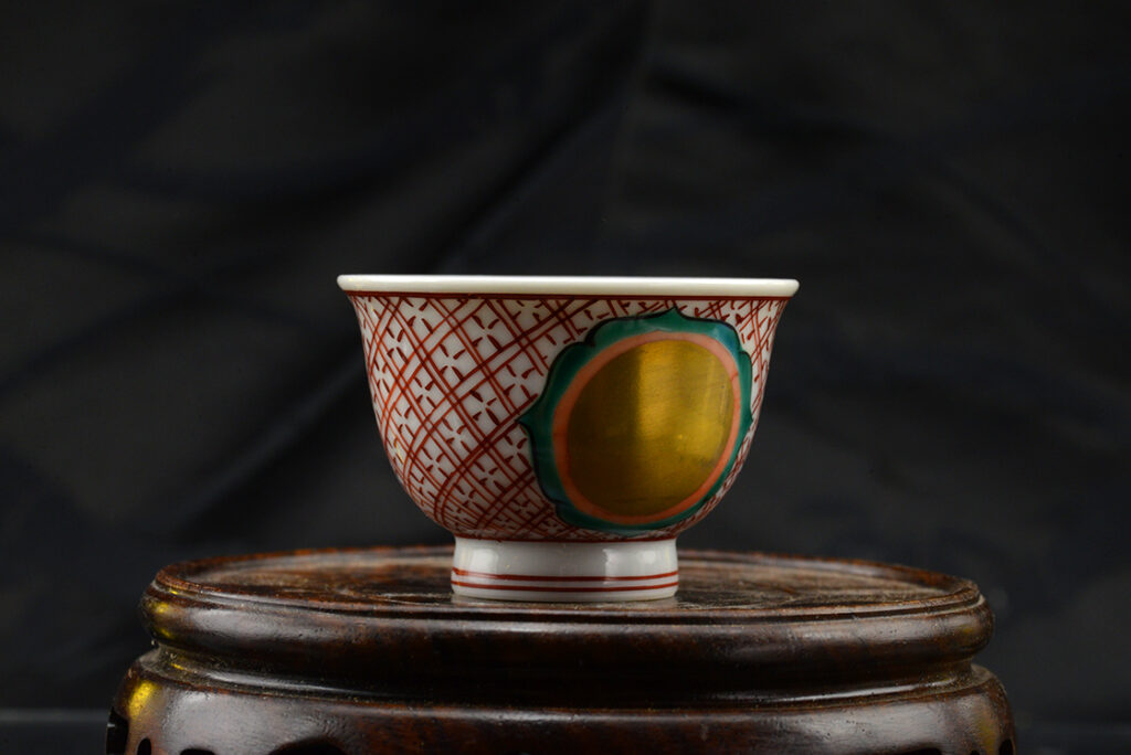 Kézzel festett japán teáskészlet