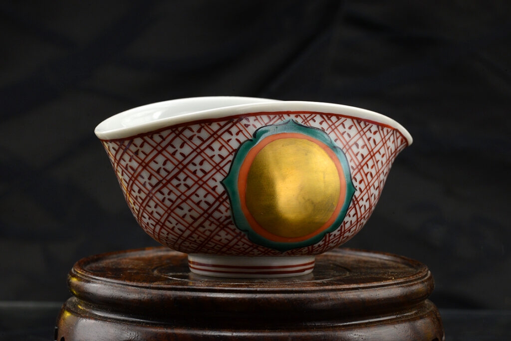 Kézzel festett japán teáskészlet