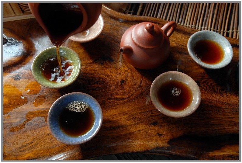a shu puerh tea elkészíítése
