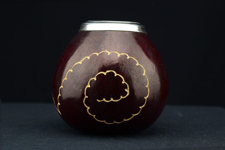 Bordó mate tök bombillával