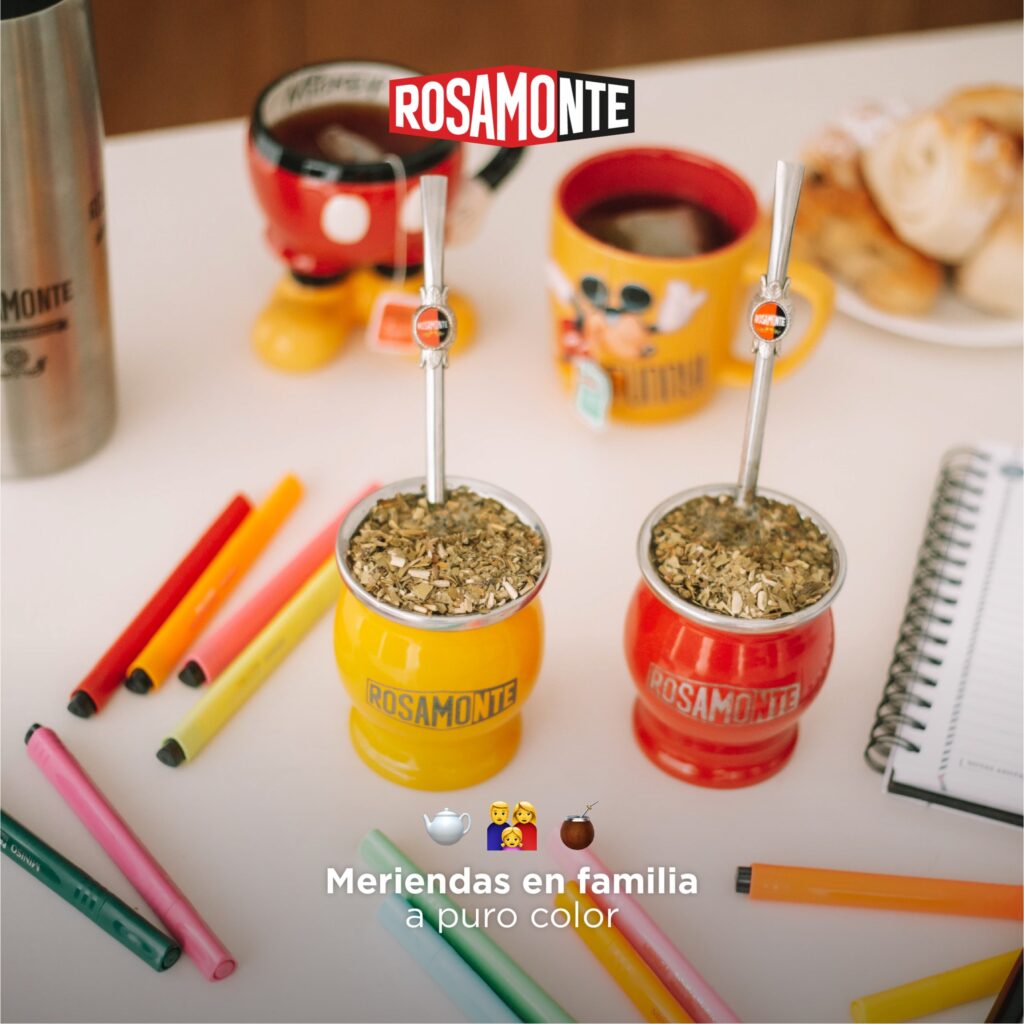 Rosamonte fémtök mate készlet