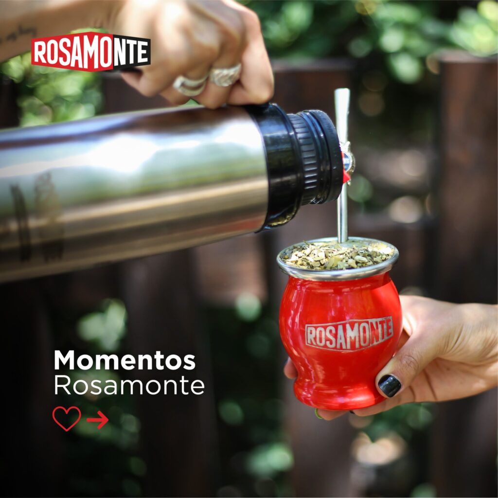 Rosamonte fémtök mate készlet