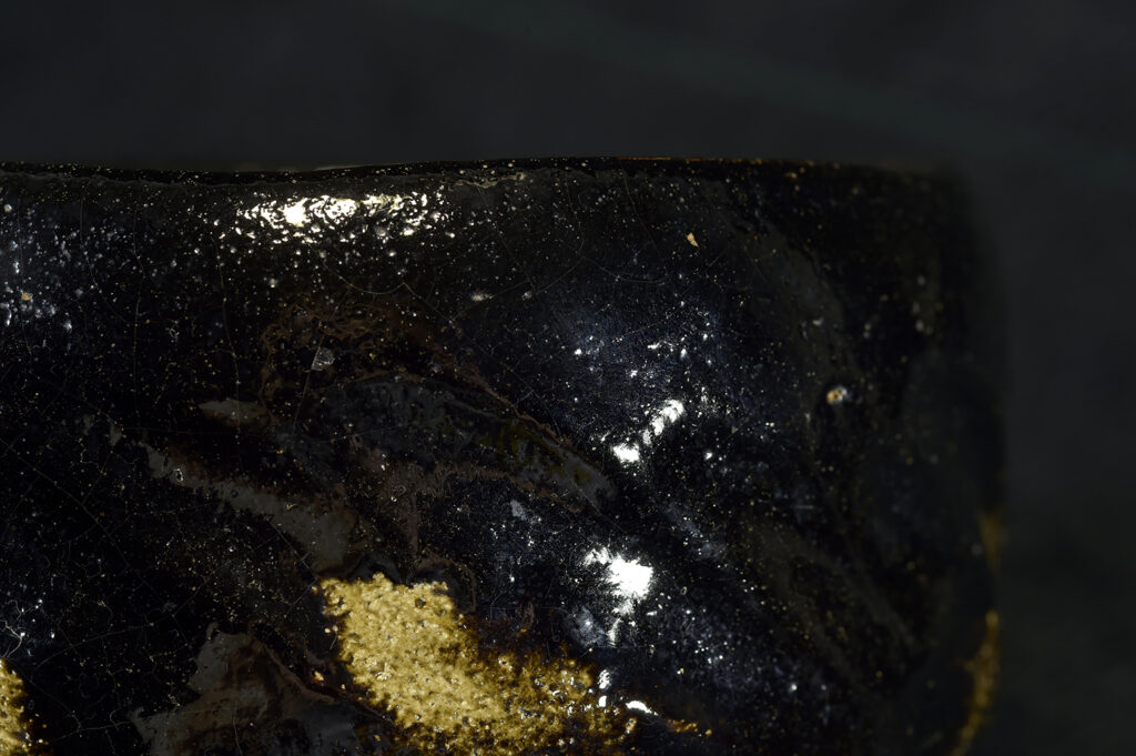 Daitokuji zen templom fekete raku csésze #10