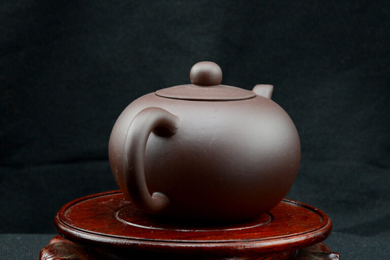 Gömb xi shi yixing teáskanna