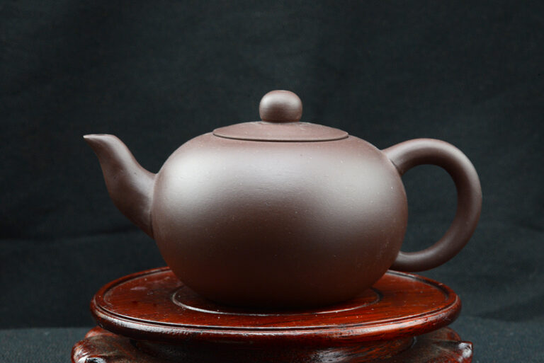 Gömb xi shi yixing teáskanna