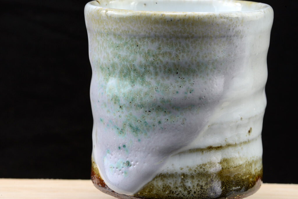 Szivárványos sansai teáscsésze pár