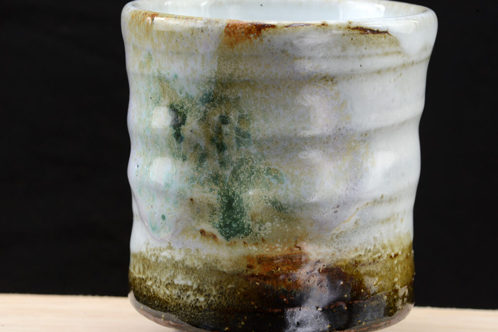 Szivárványos sansai teáscsésze pár