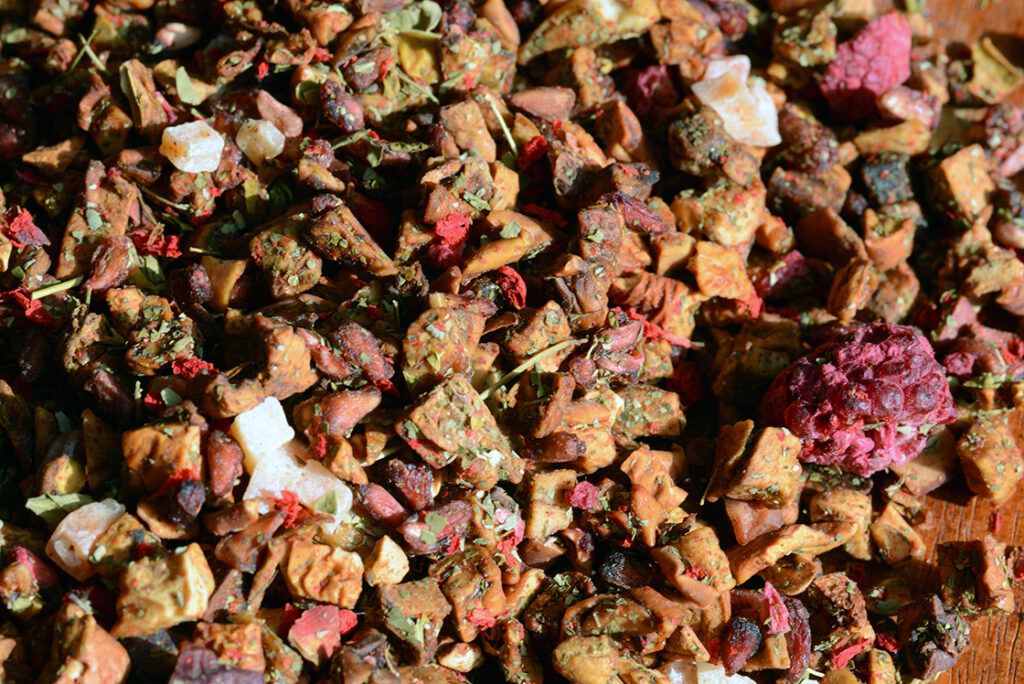 Gránátalma moringa gyümölcstea