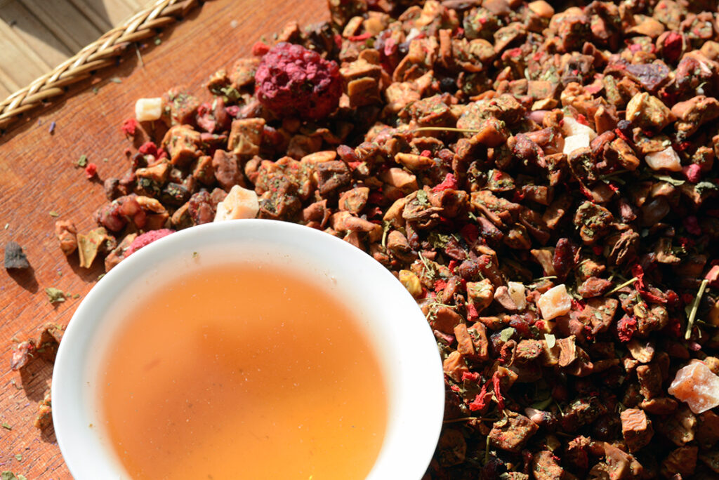 Gránátalma moringa gyümölcstea