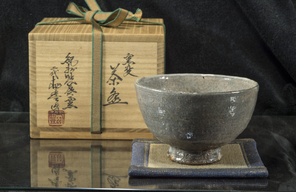 kishu kerámia japán matcha teáscsésze 