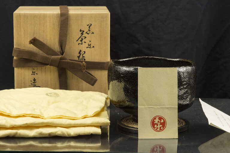 Waraku chawan matcha csésze