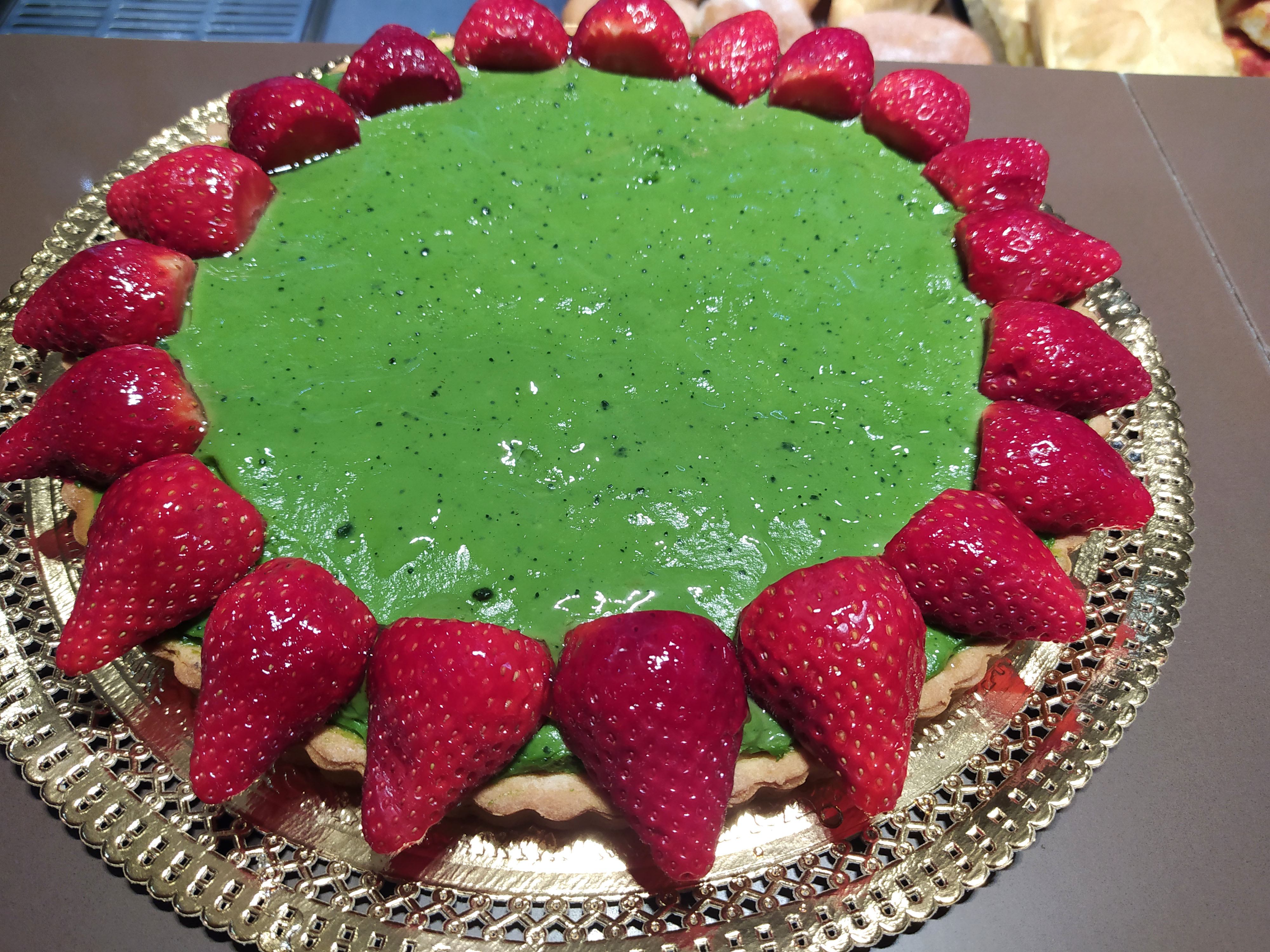 Matcha crostata